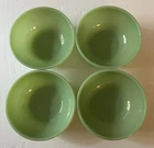 Anchor Hocking Fire King Cereal / Chili Bowls JADEITE 5” Across 2 1/8” Tall USA