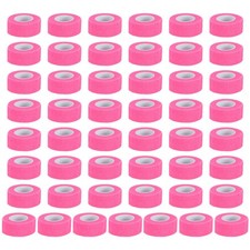 Self Adhesive Bandage Wrap 177" x 1", 50 Pcs Wrap Tape, Bright Pink
