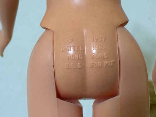 Vintage 1967 Mattel Barbie SKIPPER Puppe - Kopf mit Körperschaden (Hongkong) - Bild 6 von 6