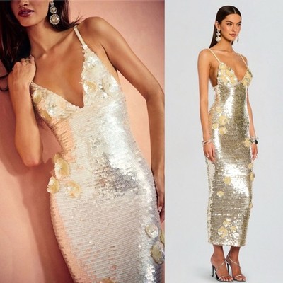slim fit dress slacks Gold V Neck Short Puff Sleeve Balloon Skirt Dress *FINAL SALE* – SSYS main image 1