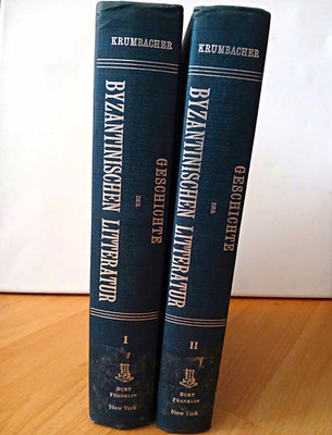 Burt Franklin Krumbacher Byzantinische Litteratur 2 Bde HB DE 1970