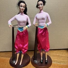 Vintage Lot Of (2) 1999 Mattel Disney Tuptim Barbie Dolls (Stands NOT Included)