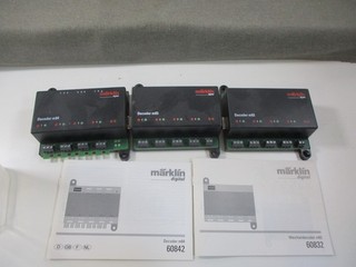 Märklin digital 60842 3 x Decoder m84 ohne OVP H90