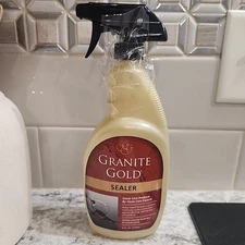 Granite Gold SEALER Protectant Barrier Spray Non Toxic Safe Stone Care 24 Oz
