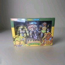 NECA TMNT Teenage Mutant Ninja Turtles Tokka and Rahzar Cartoon 2 Pack