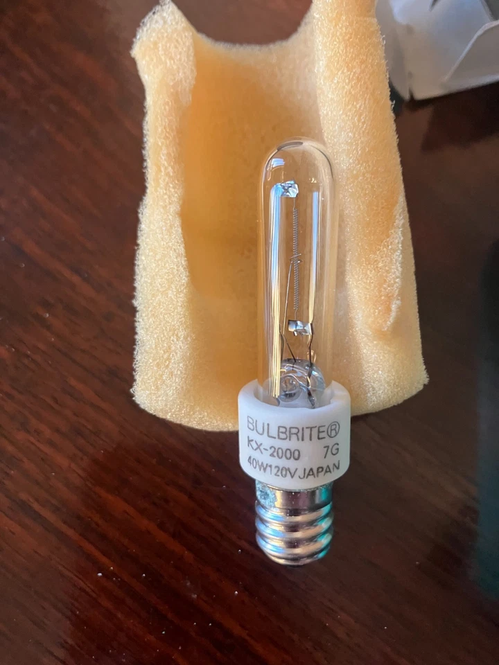 2 Pack Bulbrite KX-2000 Krypton/Xenon KX40CL/MC Light Bulb, 40W T3 E11 - Image 3 of 3