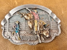 Vintage Bergamot Belt Buckle Rodeo