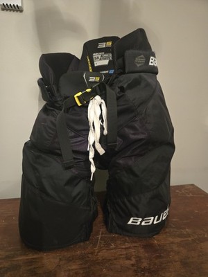 Bauer Supreme 3S Pant INT Large Black Ice Hockey Padded Adjustable Pants