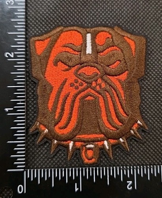 #ad CLEVELAND BROWNS NFL FOOTBALL IRON ON EMBROIDERED PATCH SAME AS PHOTOS $3.99