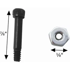 Grillfest Pellet Grill Auger Motor Shaft Nut & Bolt Set
