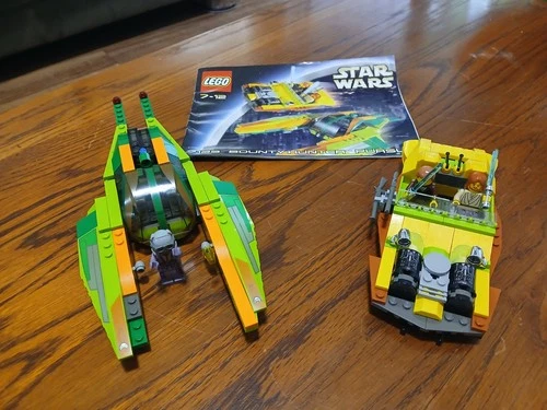 LEGO Star Wars Bounty Hunter Pursuit 7133 Complete Set 259 pcs Vehicles Minifigs