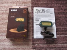 4-string, 6-string, 8-string clip-on tuner for ukulele AW-2U