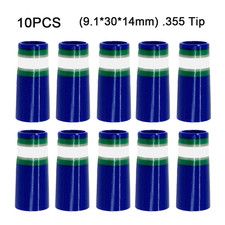 10pcs Blue/Green/White .355 Golf Ferrules For Wedge Shaft Club (9.1*30*14mm)