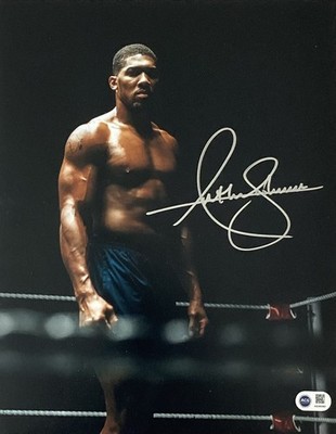 Anthony Joshua signiertes 14x11 Boxen Foto ACG COA AG30383