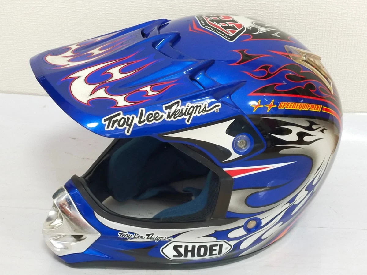 SHOEI Motocross/Enduro Blue Motorcycle & Powersports Helmets for