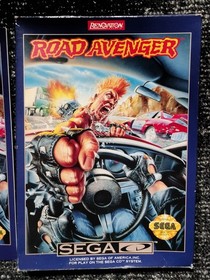Road Avenger (Sega CD, 1992) CIB Complete Box Manual and MINT Disc