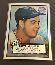 2001 Topps Archives Reserve Refractor #15 Hoyt Wilhelm New York Giants