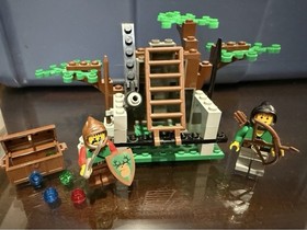 Lego 6024 Castle Dark Forest Bandit Ambush Set Vintage Manual 100% Complete