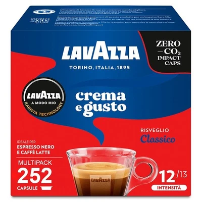 252 Capsule Lavazza A Modo Mio Caffè Espresso Crema E Gusto Classico