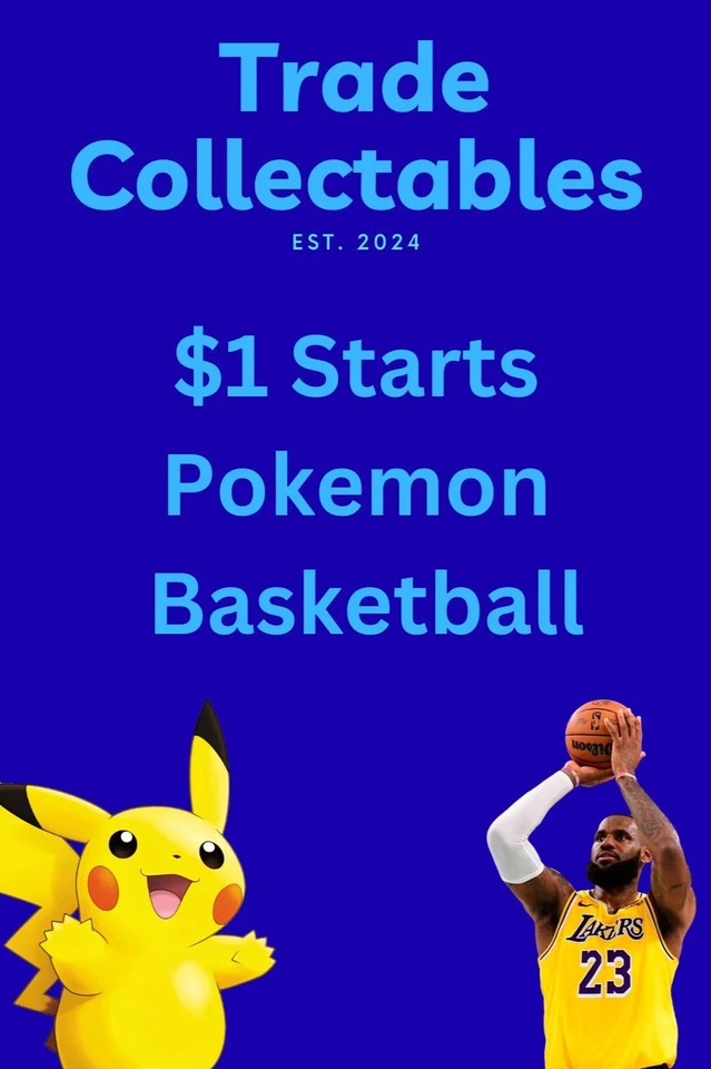 ⚡🏀 $1 Starts! Pokémon & Basketball Cards Live 🔥