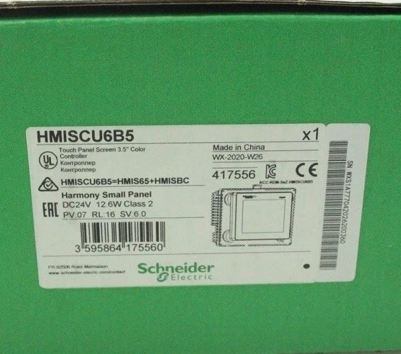 Schneider Electric HMISCU6B5 Grafik-Panel HMI-Controller Touch Screen Panel -NEW - Bild 1 von 2