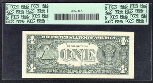 FR. 1933-F 2006 $1 FW FRN ATLANTA, GA “LOW SERIAL #8683” PCGS GEM UNC-65PPQ - Picture 2 of 2