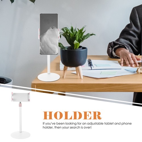 1PC Desktop Telefonspeicher Rack Phone Stand Tablet Support Rack (weiß) - 第 5/12 張圖片