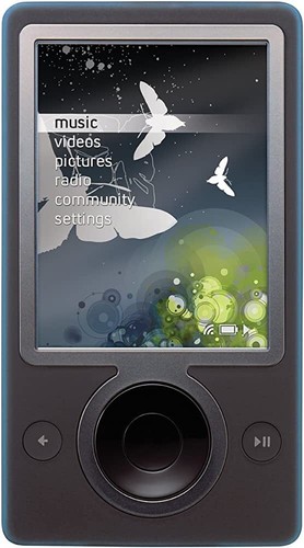 Microsoft Zune Digital Media Player Model 1089 30GB (Custom 120gb) - Black