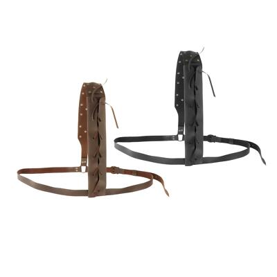Mittelalter Retro Stil Schwert Schulter Rücken Scheide Frosch Halter Scheide Larp Ritter