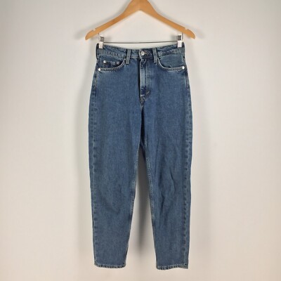 Weekday Lash womens denim jeans size 26 skiny high waist blue