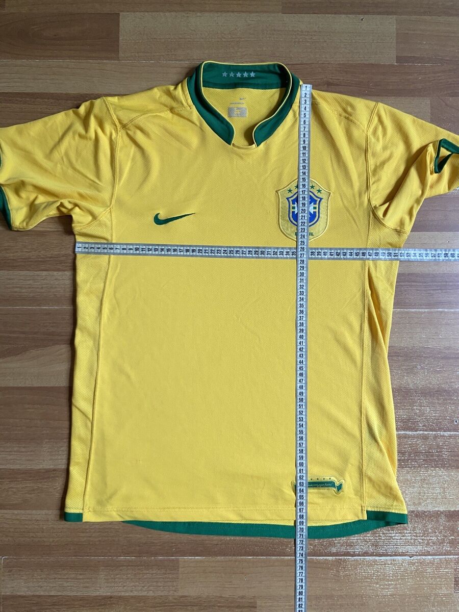 BRAZIL 2006 2008 HOME FOOTBALL SHIRT SOCCER JERSEY NIKE BRAZIL 2006 2008 HOME FOOTBALL SHIRT SOCCER JERSEY NIKE