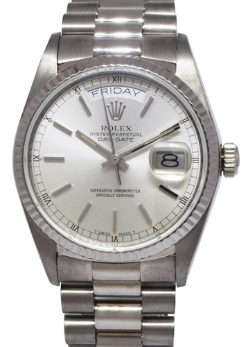 Rolex Day-Date President 18k White Gold 