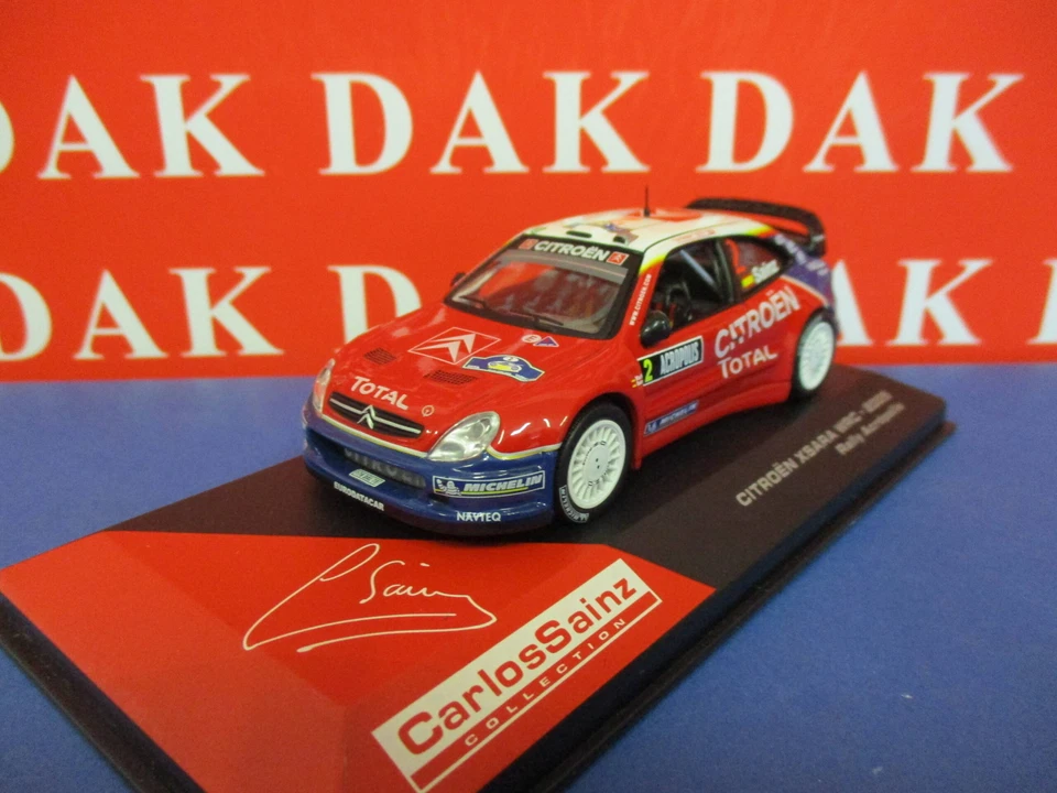Die cast 1/43 Modellino Auto Citroen Xsara WRC Rally Acropolis 2005 C. Sainz - Immagine 2 di 4