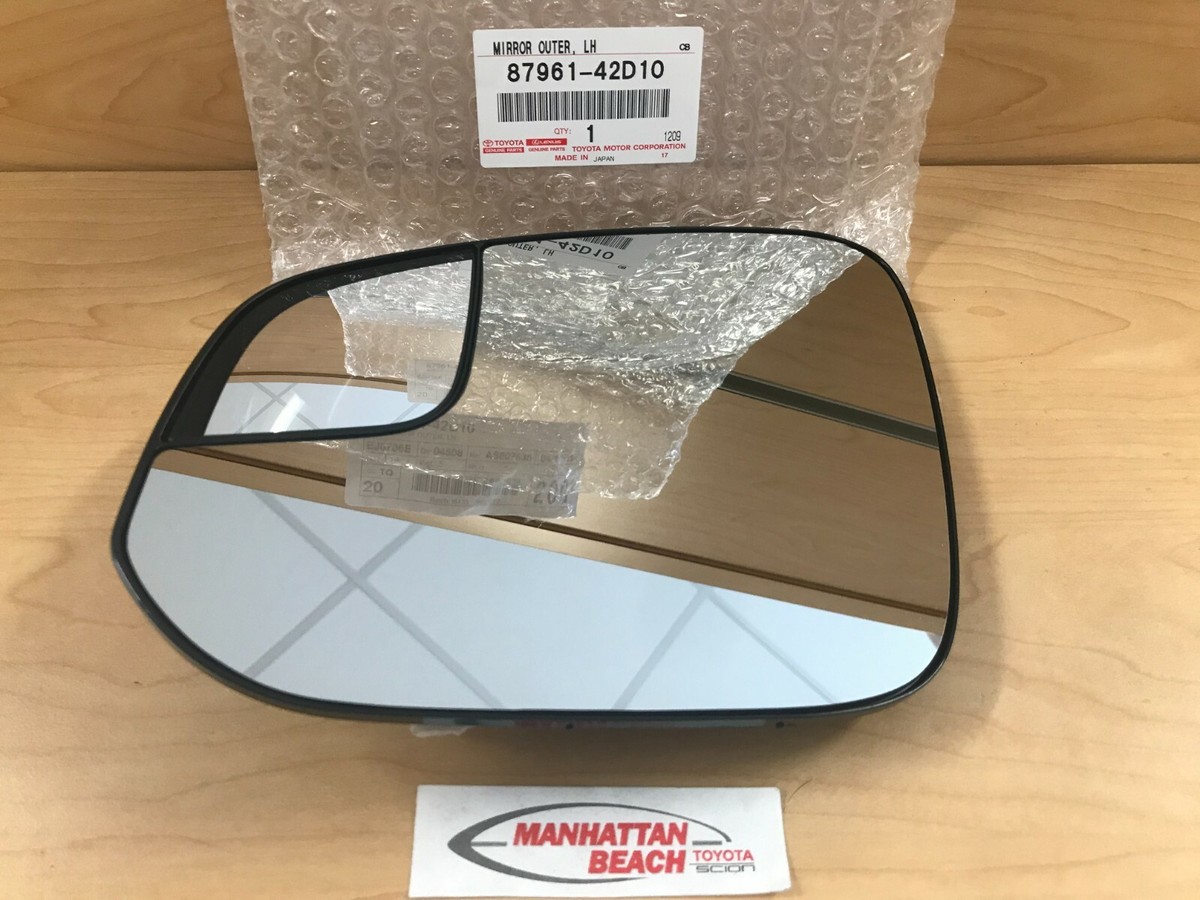 16-18 RAV4 LE GENUINE TOYOTA LEFT SIDE VIEW MIRROR GLASS 87961