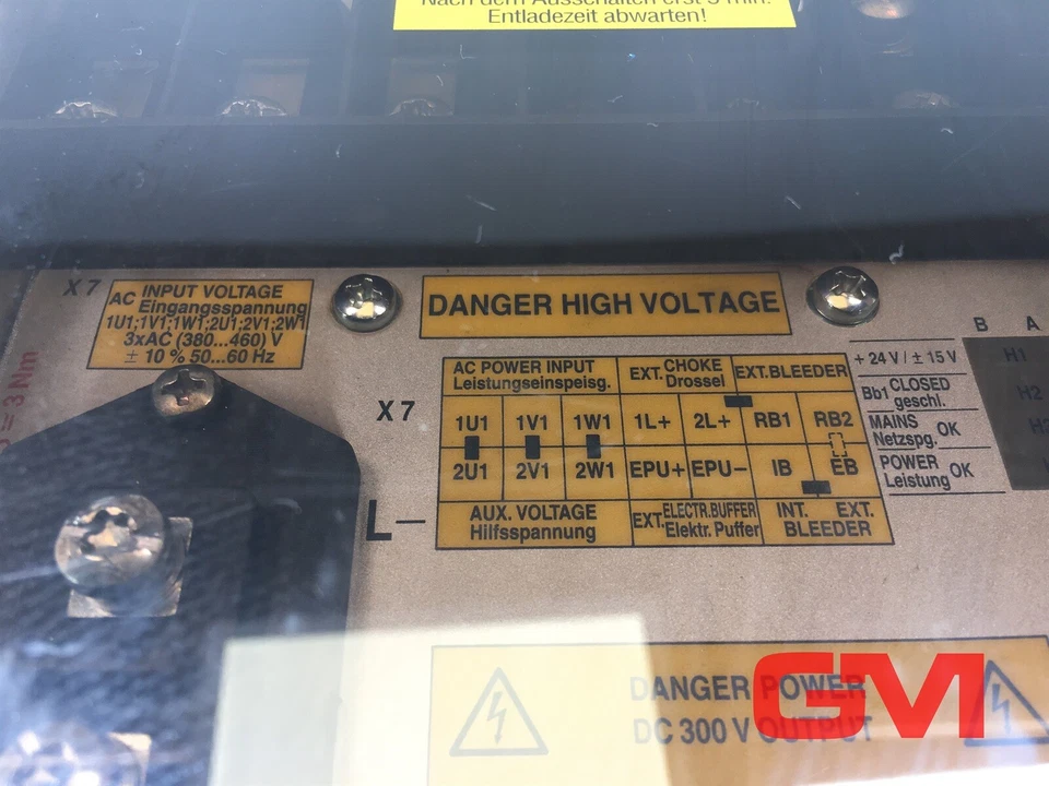 Indramat Stromversorgung 246503 AC-Servo TVD 1.2-08-03 A.C. Power supply - Bild 3 von 4