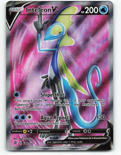 2020 Pokemon: INTELEON VMAX [050/192] - [Rebel Clash] - Gem Mint