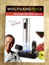 NEW In Box Wolfgang Puck Rechargeable Wine Bottle Opener 🍷