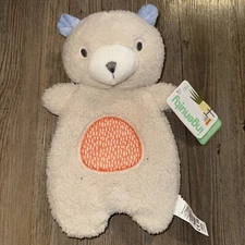 Ingenuity Nate Bear Baby Lovey 11” Plush Security Blanket Bean Bag Boy or Girl