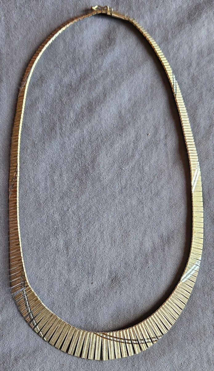 Collier Draperie En Or, Argent Et Diamants