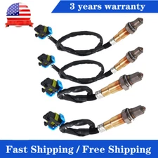 4Pcs Up&Downstream O2 Oxygen Sensor For 2009 2010 2011 GMC Acadia 3.6L V6 4-Door