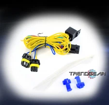 9006 FOG LIGHT LAMP WIRING HARNESS KIT FOR 2006+ VOLKSWAGEN GOLF JETTA PASSAT CC