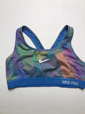 neon nike bra