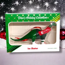 Sinclair Gas & Oil Christmas Ornament Holiday Dino Ice Skater 7th In Series 2023