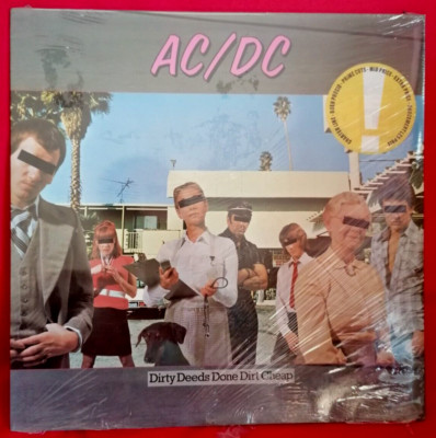 AC/DC Dirty deeds done dirt cheap LP 1976 GERMANY SEALED MINT