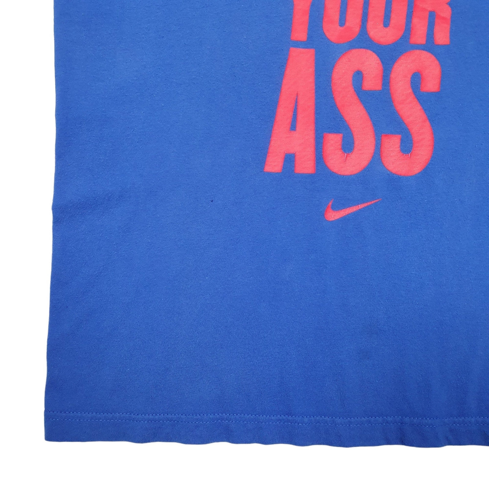 NIKE Blue T Shirt Tee Short Sleeve Cotton Blend Mens M image 2