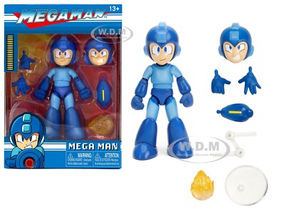 MEGA MAN 4.5'' MOVEABLE FIGURE W/ACCESSORIES & ALTERNATES ''MEGA MAN'' JADA 34221