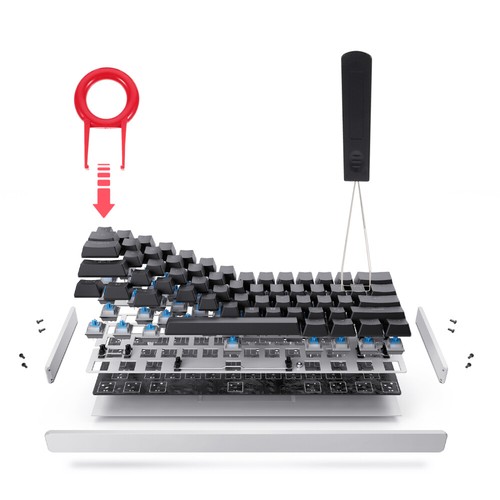 Schlüsselpuller Entferner Für Mechanische Tastaturtasten Tastaturentscheidung - Photo 2/12