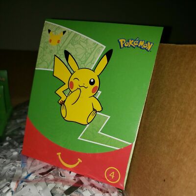 McDonalds Pokemon Cards 25th Anniversary Happy Meal Toys Booster Pack | eBay