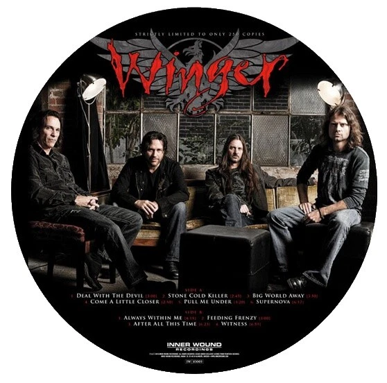 Discos de vinilo de metal Winger