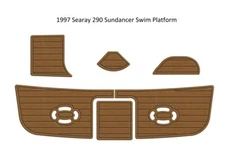 1997 Sea Ray 290 Sundancer Swim Platform Pad Boat EVA Foam Faux Teak Deck Floor